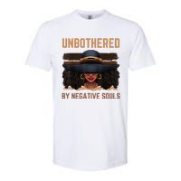 Unbothered By Negative Souls Juneteenth Black Women Freedom Softstyle CVC T-Shirt