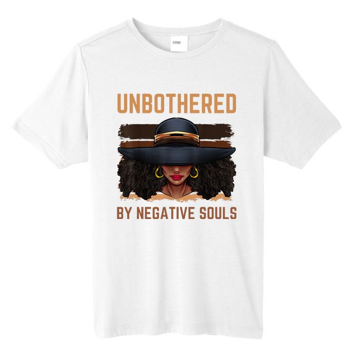 Unbothered By Negative Souls Juneteenth Black Women Freedom Tall Fusion ChromaSoft Performance T-Shirt