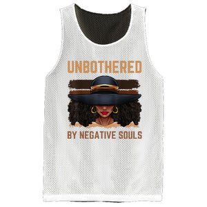 Unbothered By Negative Souls Juneteenth Black Women Freedom Mesh Reversible Basketball Jersey Tank