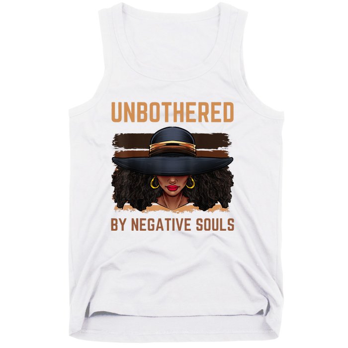 Unbothered By Negative Souls Juneteenth Black Women Freedom Tank Top