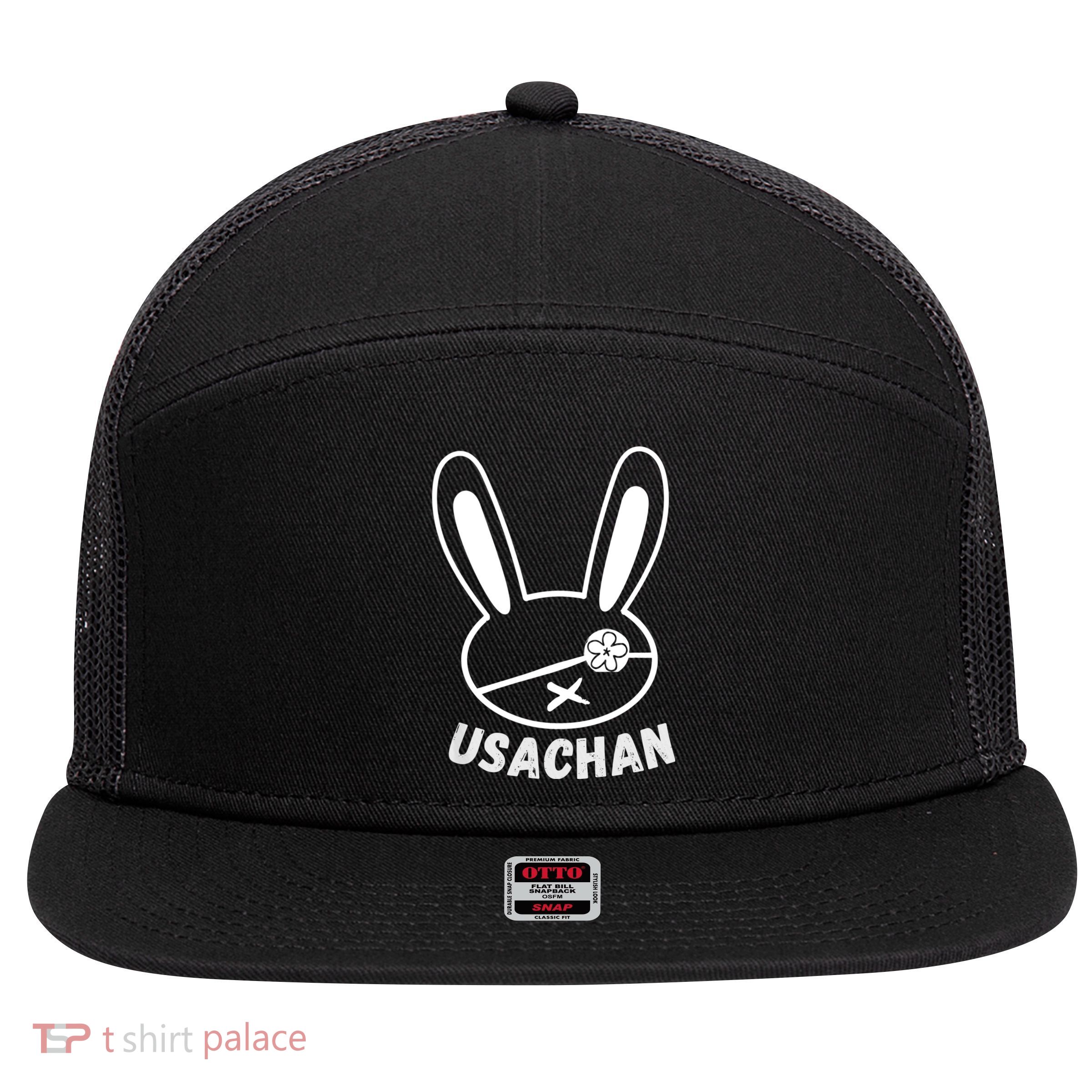 USACHAN Buddha Of Ragnarok 7 Panel Mesh Trucker Snapback Hat