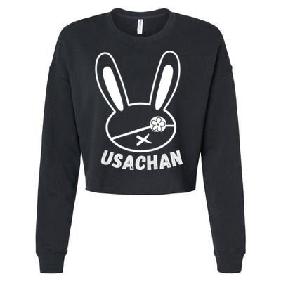 USACHAN Buddha Of Ragnarok Cropped Pullover Crew