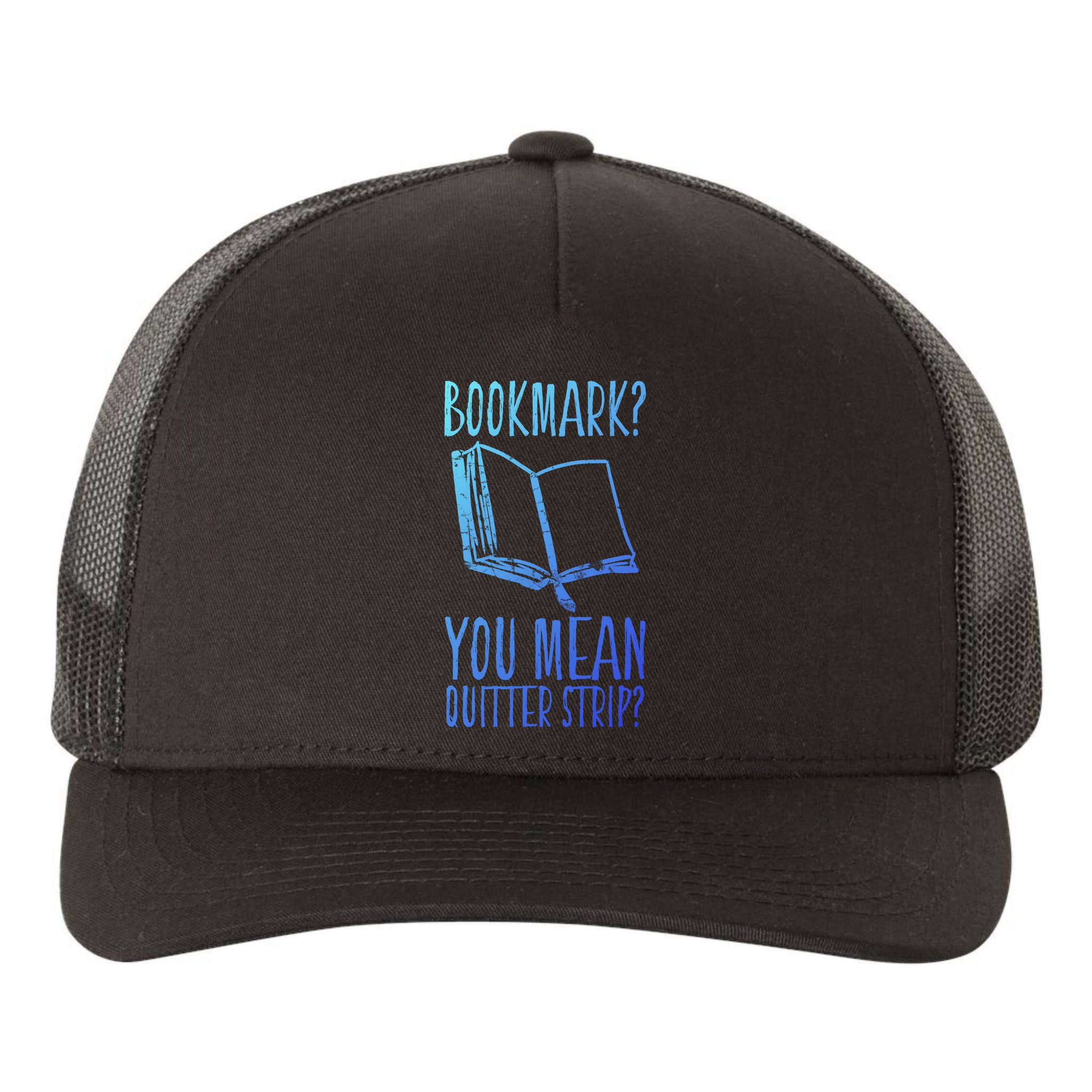 Unique Bookmark Perfect Book Nerd Cute Gift Yupoong Adult 5-Panel Trucker Hat