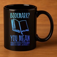 Unique Bookmark Perfect Book Nerd Cute Gift 11oz C Handle Ceramic Mug
