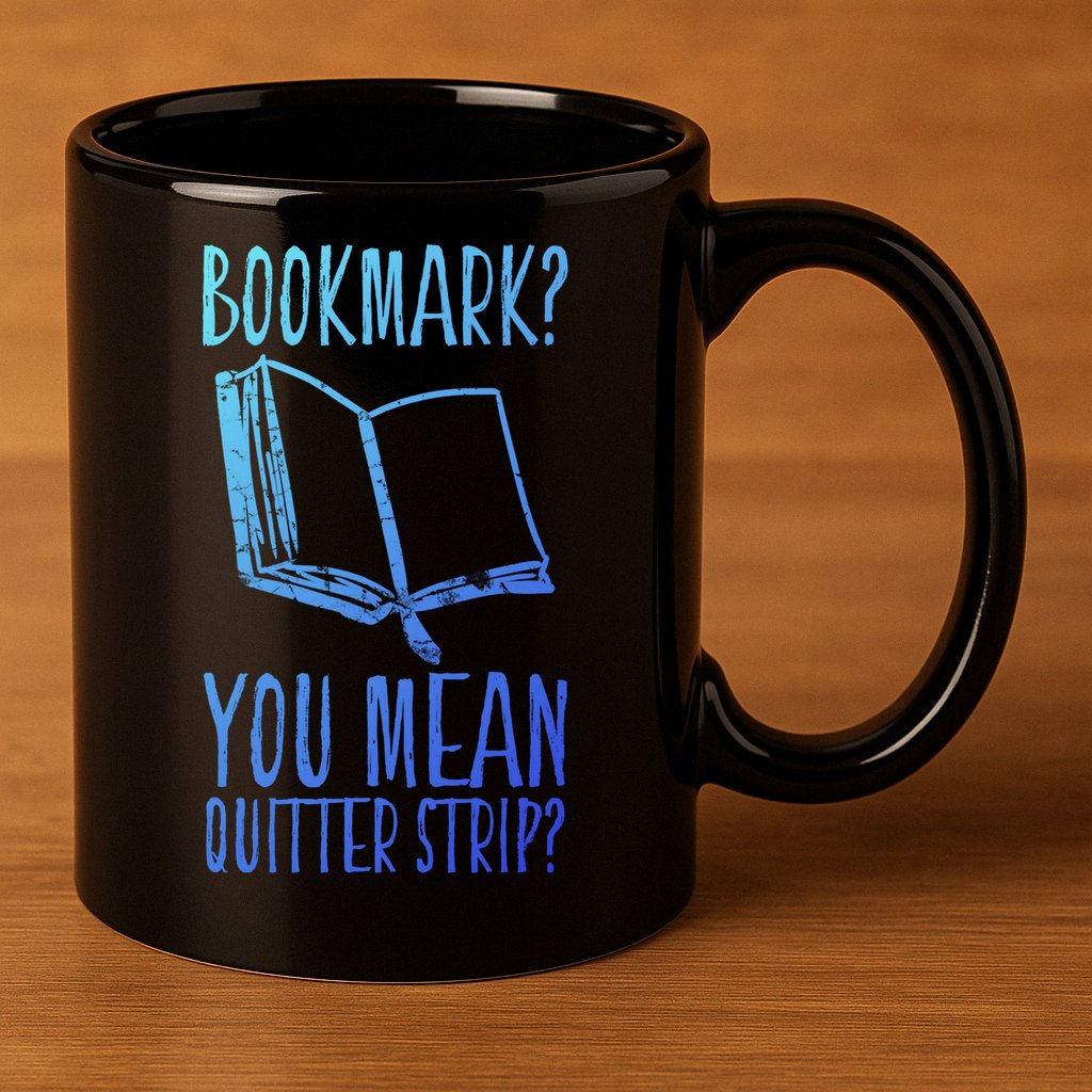 Unique Bookmark Perfect Book Nerd Cute Gift 11oz C Handle Ceramic Mug