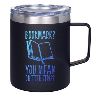 Unique Bookmark Perfect Book Nerd Cute Gift 12oz Stainless Steel Coffee Mug