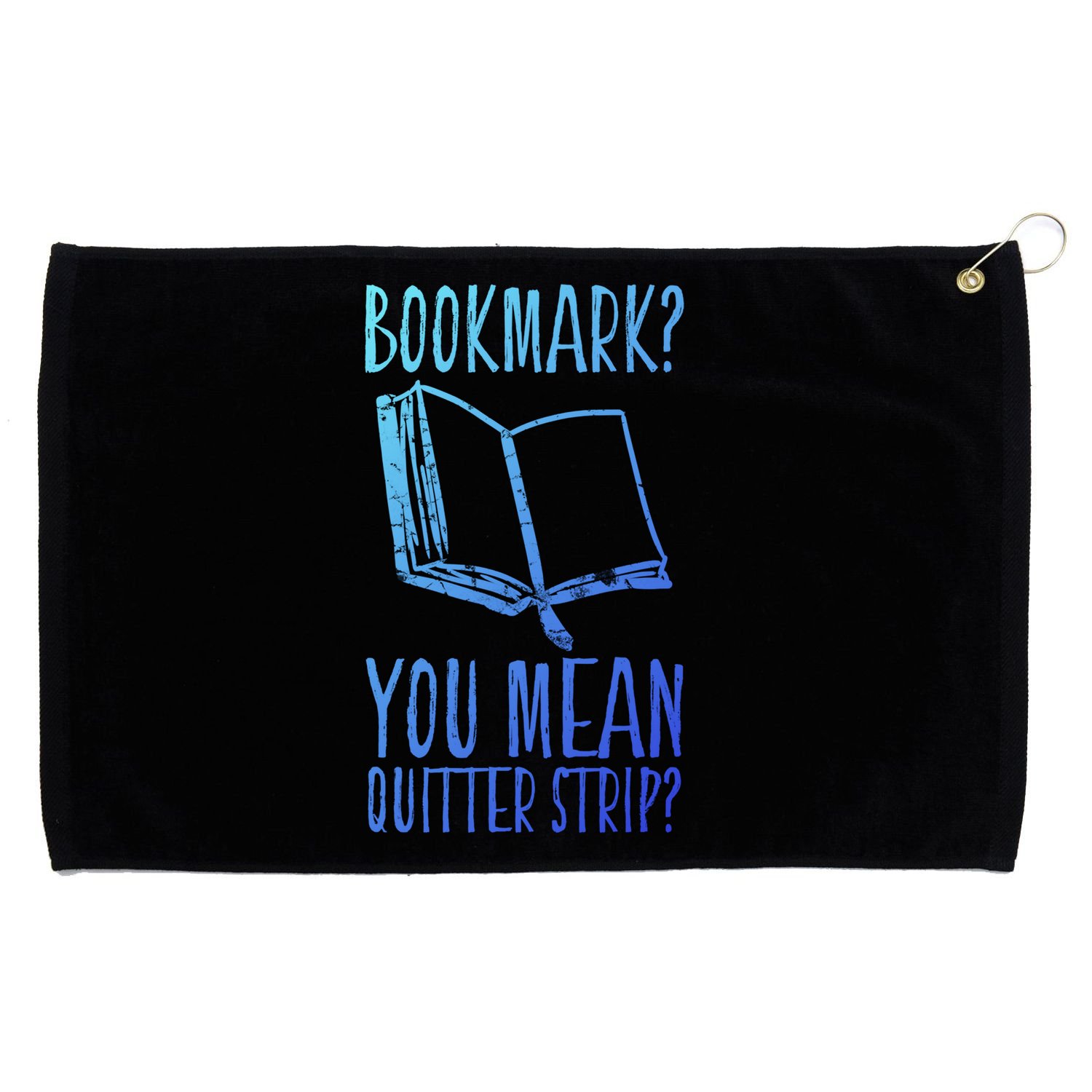 Unique Bookmark Perfect Book Nerd Cute Gift Grommeted Golf Towel