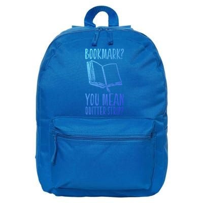Unique Bookmark Perfect Book Nerd Cute Gift 16 in Basic Backpack