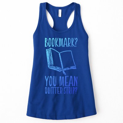 Unique Bookmark Perfect Book Nerd Cute Gift Womens Tank Top