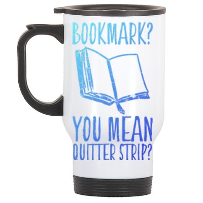 Unique Bookmark Perfect Book Nerd Cute Gift Stainless Steel Travel Mug