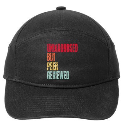 Undiagnosed But Peer Reviewed 7-Panel Snapback Hat