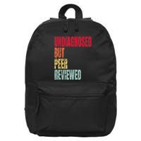 Undiagnosed But Peer Reviewed 16 in Basic Backpack