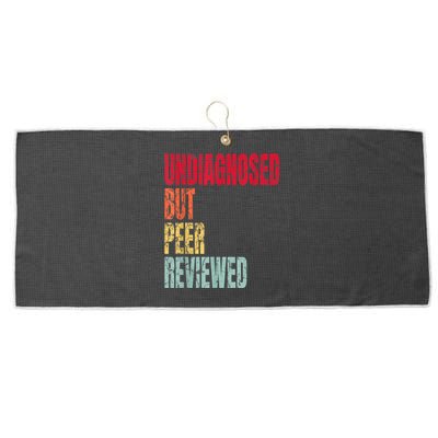 Undiagnosed But Peer Reviewed Large Microfiber Waffle Golf Towel