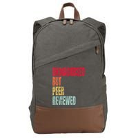 Undiagnosed But Peer Reviewed Cotton Canvas Backpack