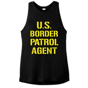 US Border Patrol Agent Halloween Costume ICE Ladies PosiCharge Tri-Blend Wicking Tank