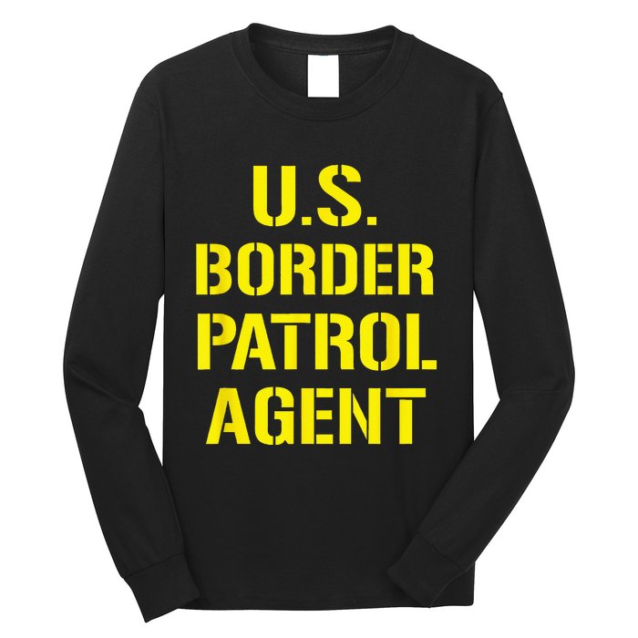 US Border Patrol Agent Halloween Costume ICE Long Sleeve Shirt