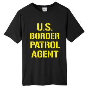 US Border Patrol Agent Halloween Costume ICE Tall Fusion ChromaSoft Performance T-Shirt