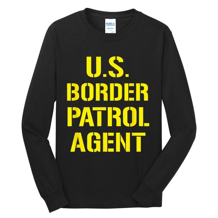 US Border Patrol Agent Halloween Costume ICE Tall Long Sleeve T-Shirt