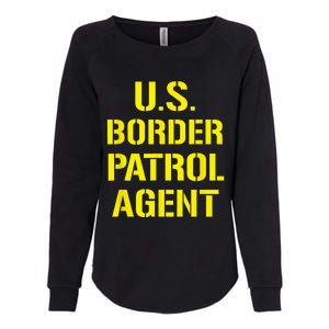 US Border Patrol Agent Halloween Costume ICE Womens California Wash Sweatshirt