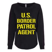 US Border Patrol Agent Halloween Costume ICE Womens California Wash Sweatshirt