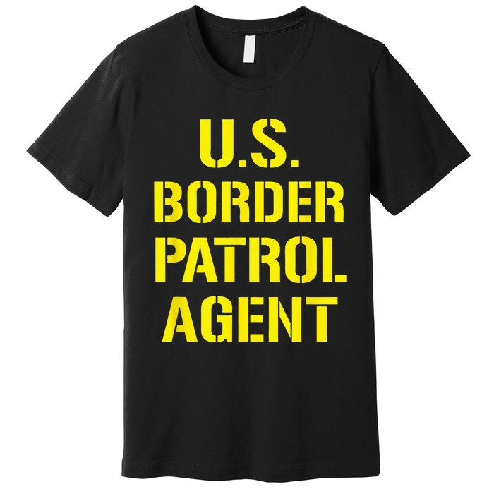 US Border Patrol Agent Halloween Costume ICE Premium T-Shirt