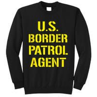 US Border Patrol Agent Halloween Costume ICE Tall Sweatshirt