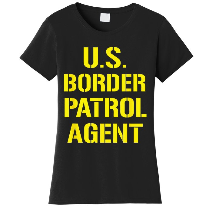 US Border Patrol Agent Halloween Costume ICE Women's T-Shirt