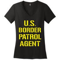 US Border Patrol Agent Halloween Costume ICE Women's V-Neck T-Shirt