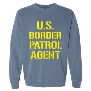 US Border Patrol Agent Halloween Costume ICE Garment-Dyed Sweatshirt