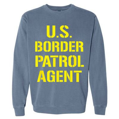 US Border Patrol Agent Halloween Costume ICE Garment-Dyed Sweatshirt