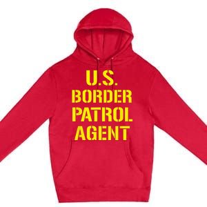 US Border Patrol Agent Halloween Costume ICE Premium Pullover Hoodie