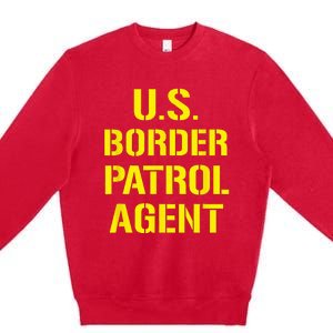 US Border Patrol Agent Halloween Costume ICE Premium Crewneck Sweatshirt