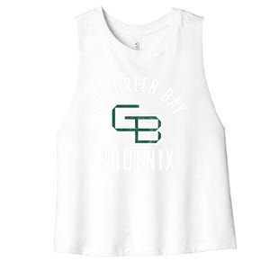 Uwgreen Bay Phoenix Large Gift Women's Racerback Cropped Tank