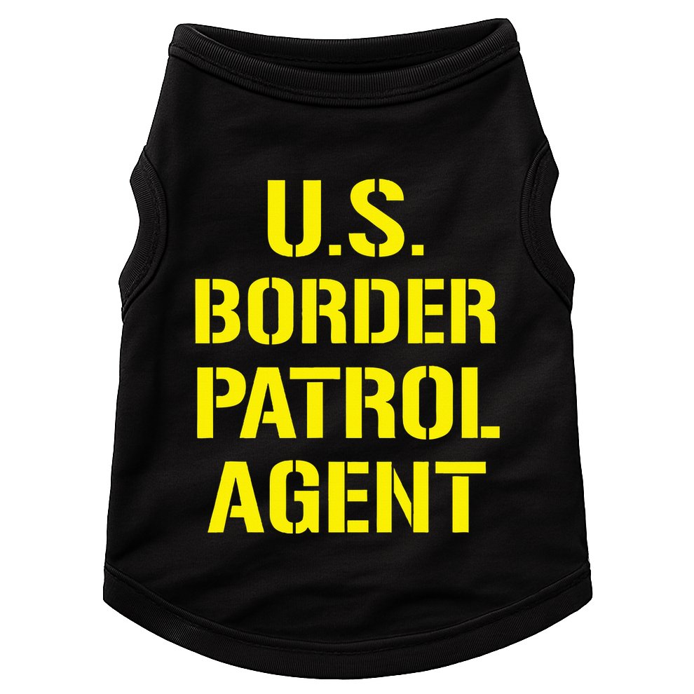 Us Border Patrol Agent Halloween Costume Ice Doggie Tank