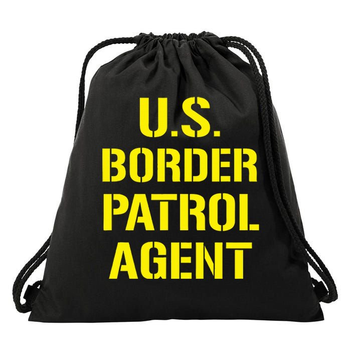 Us Border Patrol Agent Halloween Costume Ice Drawstring Bag