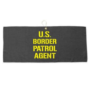 Us Border Patrol Agent Halloween Costume Ice Large Microfiber Waffle Golf Towel