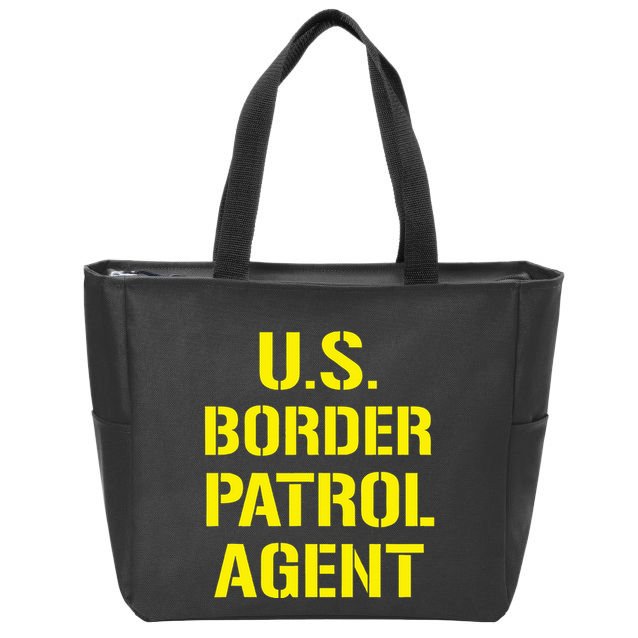 Us Border Patrol Agent Halloween Costume Ice Zip Tote Bag