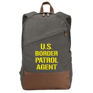 Us Border Patrol Agent Halloween Costume Ice Cotton Canvas Backpack