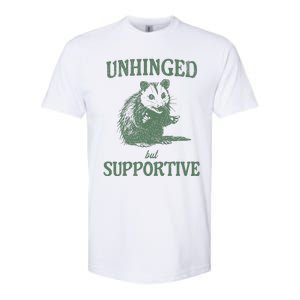 Unhinged But Supportive Softstyle CVC T-Shirt