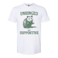 Unhinged But Supportive Softstyle CVC T-Shirt