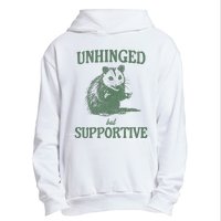 Unhinged But Supportive Urban Pullover Hoodie