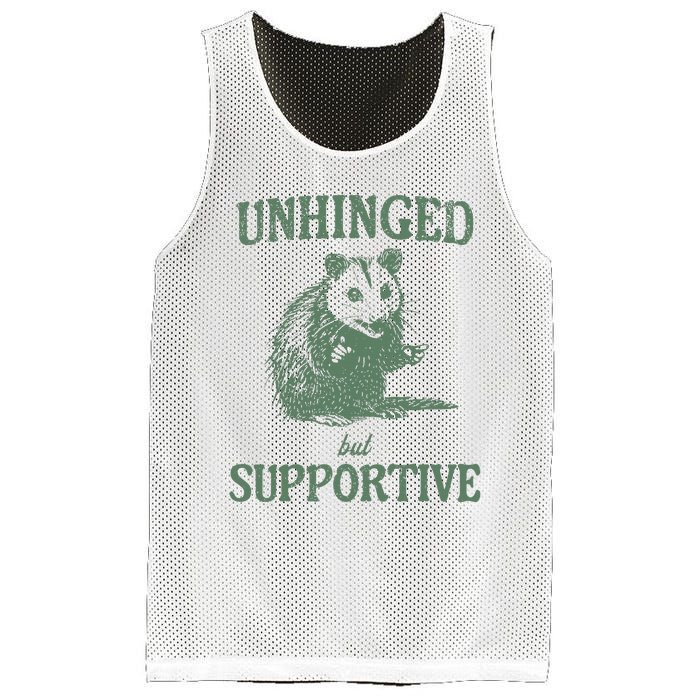 Unhinged But Supportive Mesh Reversible Basketball Jersey Tank