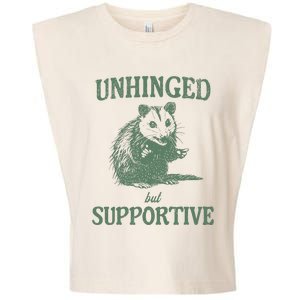 Unhinged But Supportive Garment-Dyed Women's Muscle Tee