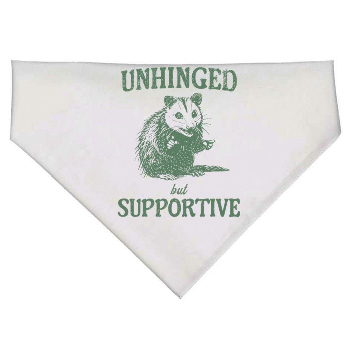 Unhinged But Supportive USA-Made Doggie Bandana