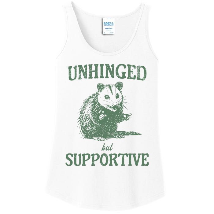 Unhinged But Supportive Ladies Essential Tank