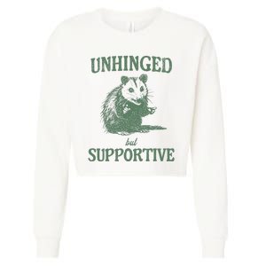 Unhinged But Supportive Cropped Pullover Crew