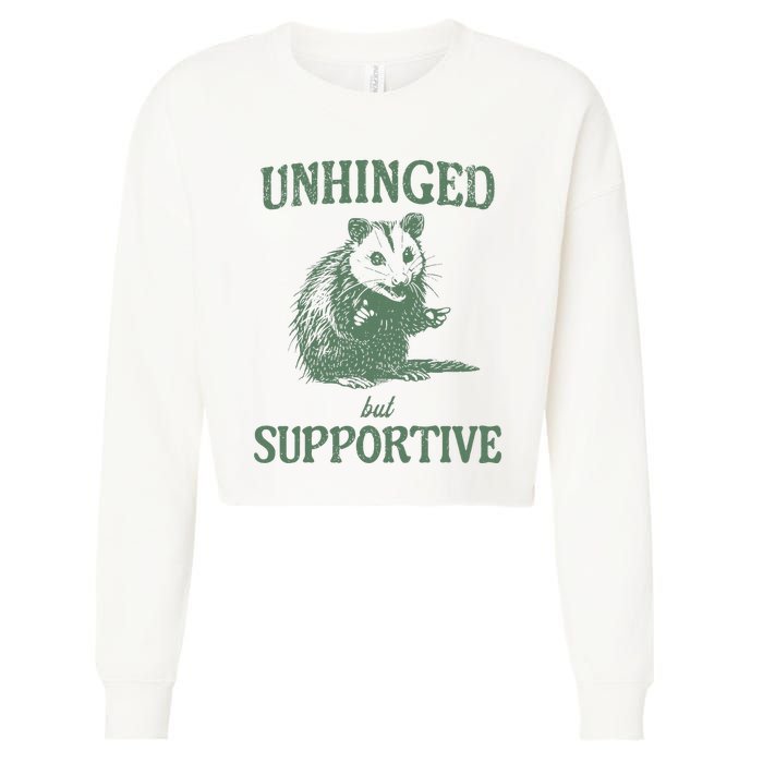 Unhinged But Supportive Cropped Pullover Crew