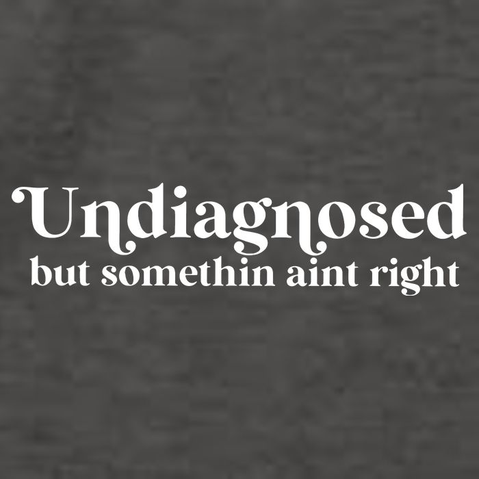 Undiagnosed But Somethin Aint Right Vector Backpack