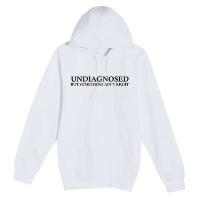 Undiagnosed But Something AinT Right Premium Pullover Hoodie