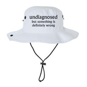 Undiagnosed But Something Is Definitely Wrong Funny Quote Legacy Cool Fit Booney Bucket Hat